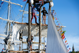 FESTIVAL;FETES;DOUARNENEZ;FINISTERE;TRADITION;VIEUX GREEMENT