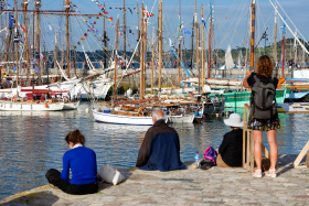 FESTIVAL;FETES;DOUARNENEZ;FINISTERE;TRADITION;VIEUX GREEMENT